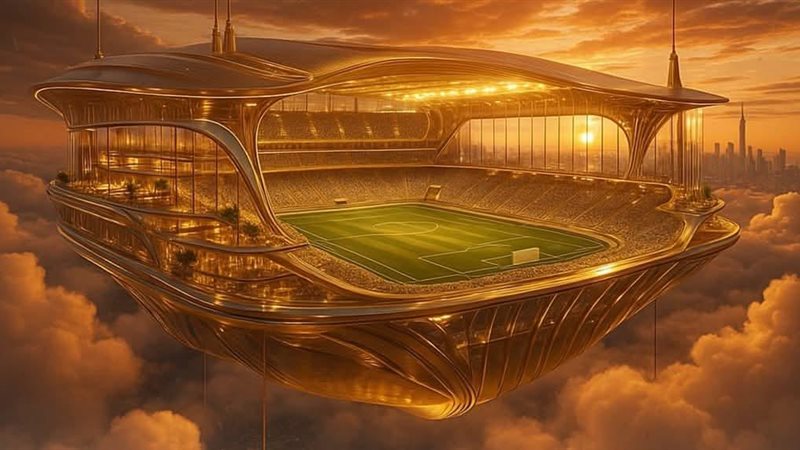 تصميم ملعب ذا لاين 